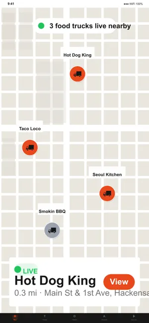 Hot Truck Map screenshot 1