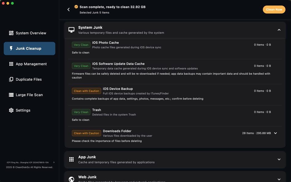 #1. CleanDiskGo (macOS) Oleh: Shanghai Jingxu Technology Co., LTD
