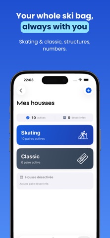SkiTrack : data & performance screenshot