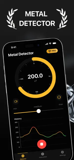 Metal Detector – Magnet Finder screenshot 1