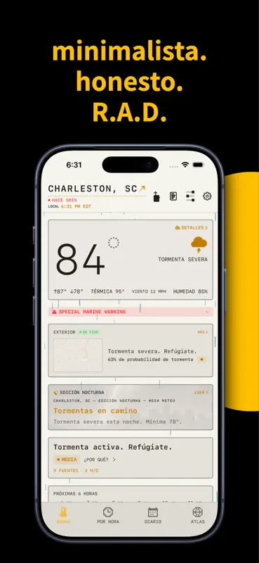 RAD Weather: Clima Honesto screenshot 10 of 10