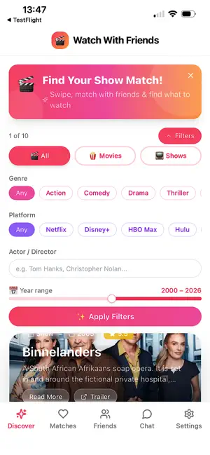 WhatWeWatching screenshot 1