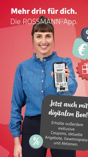 Screenshot von Rossmann auf dem iPhone 1