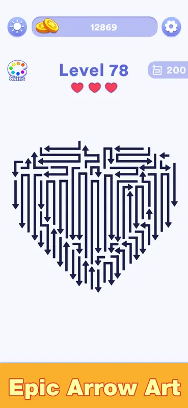 Arrow Maze Rush Puzzle screenshot 3 of 4