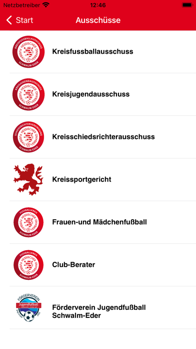 Fußballkreis Schwalm-Eder Screenshot