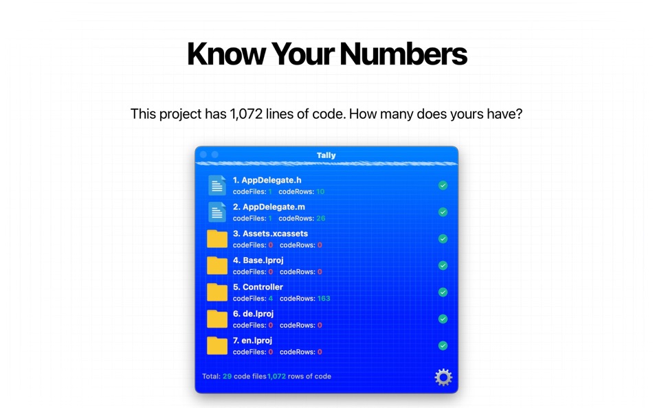 #3. Tally – Lines of Code Counter (macOS) 게시자: Metromedya Digital Ad Agency