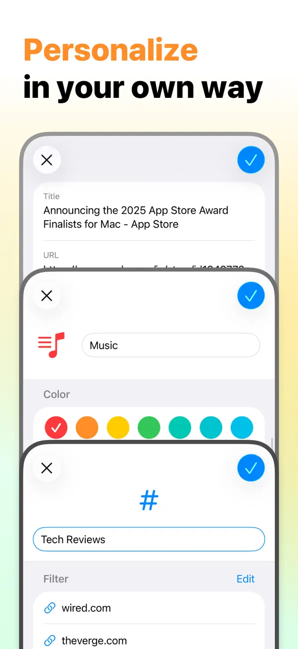 #3. Bookmarks - URL Manager (iOS) 来自: Yuto Iwakami