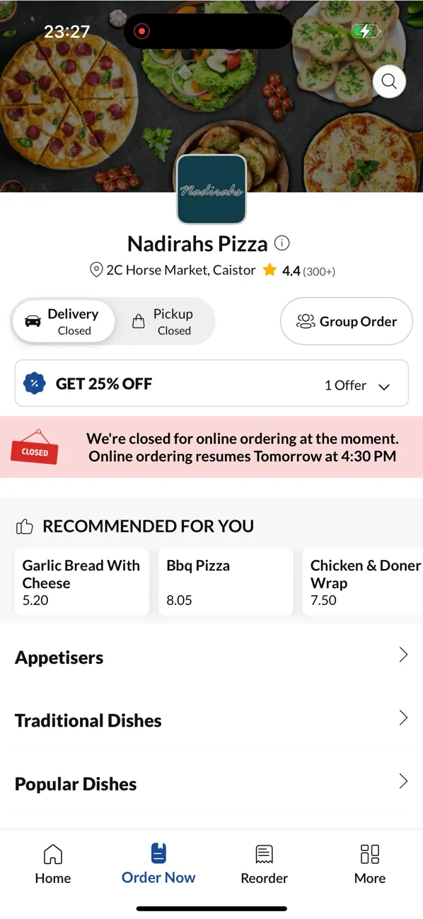Screenshot #2 pour Nadirahs Pizza
