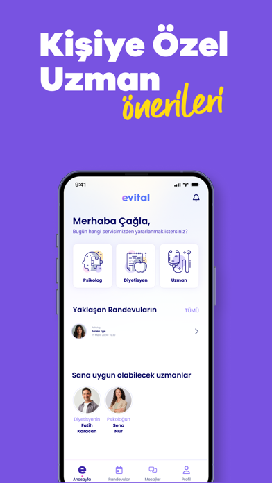 evital - Online Sağlık Hizmeti Screenshot