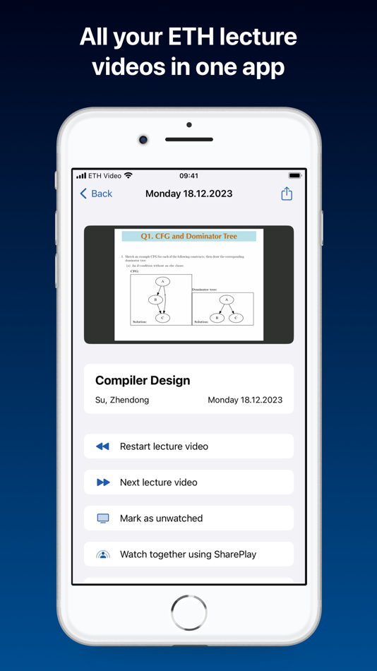 #2. ETH Video - Watch lectures (macOS) 由: Alexandre Reol