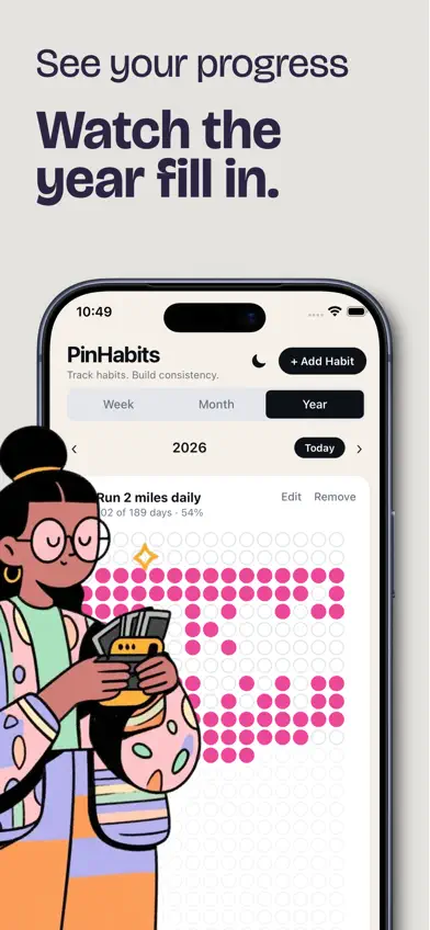 pinHabits screenshot 3