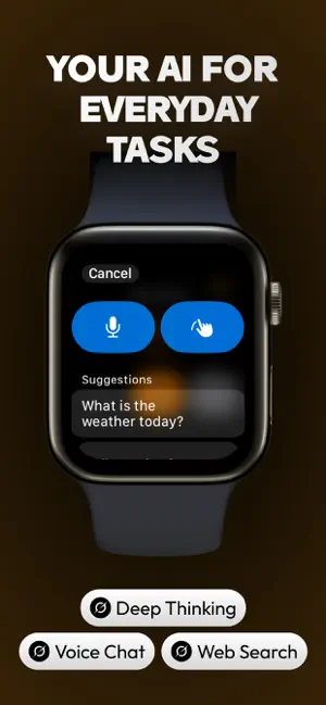 WatchClient - AI on Your Watch screenshot 1