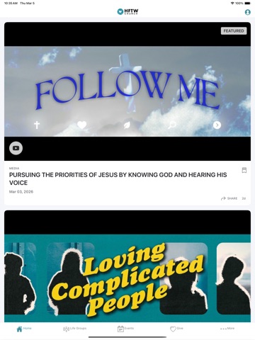 HFTW Church app screenshot 3