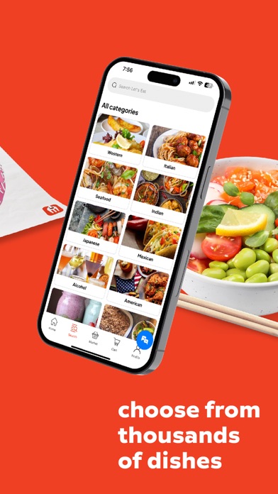 Let’s Eat Cayman Food Delivery Screenshot