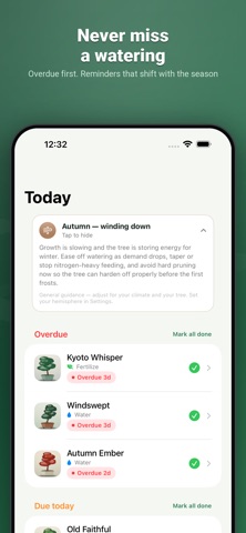 BonsaiLog: Bonsai Care Log Screenshot 2 of 6