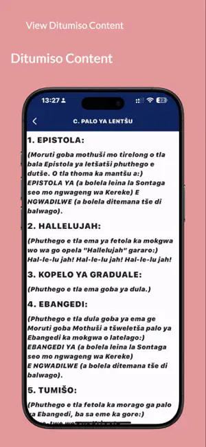 Difela Tša Luthere SA iPhone screenshot 6