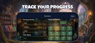 Math Mayhem Kids Practice Game iPhone screenshot