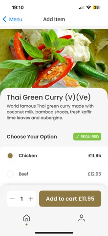 Thai Jaa Takeaway iPhone screenshot