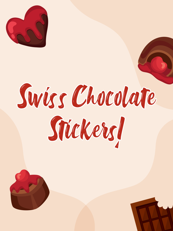 Screenshot #4 pour Swiss Chocolate Stickers!