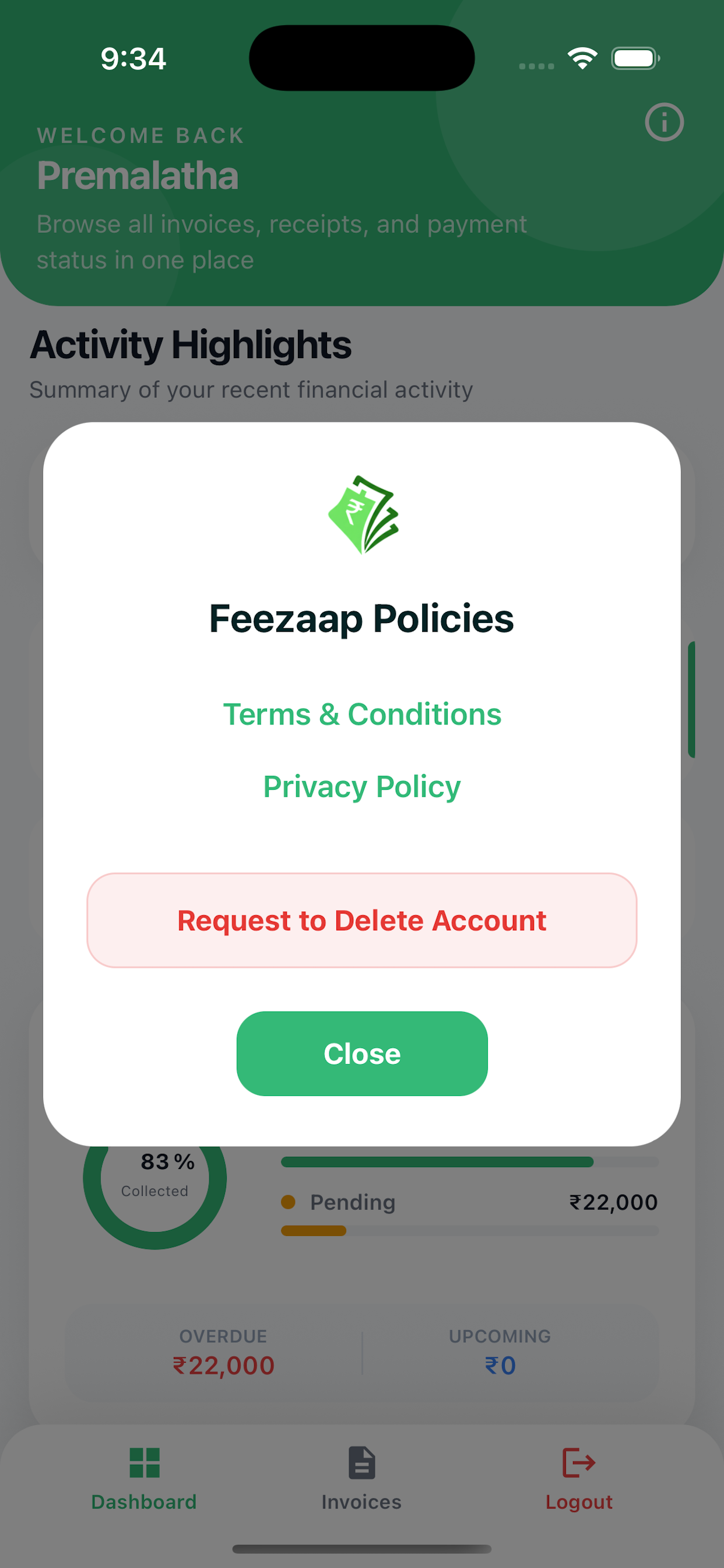 Feezaap screenshot 8