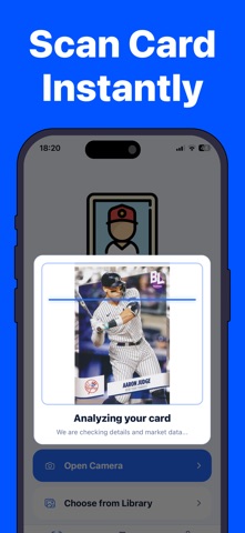 Sports Card Scanner - Scanr iPhone screenshot