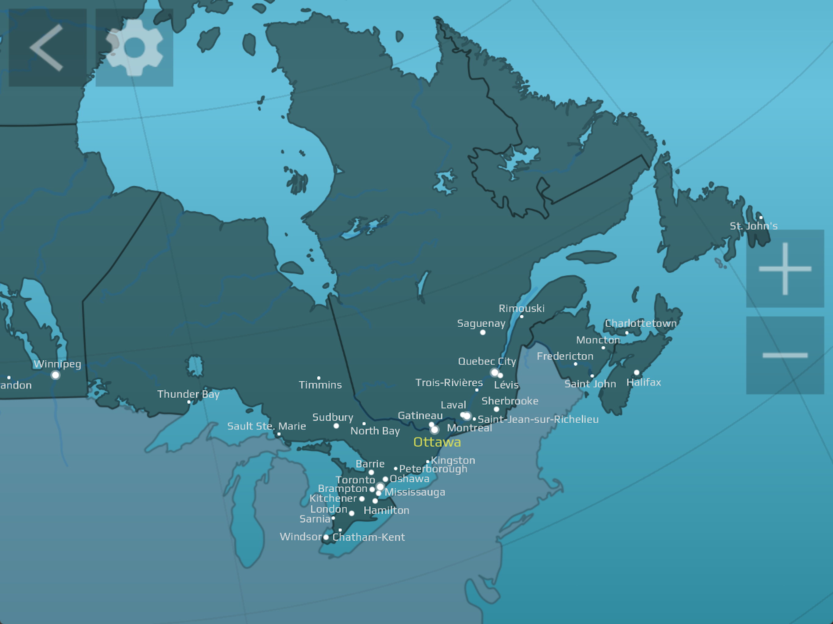 Canada Map Quiz (Qbis Studio) screenshot 13
