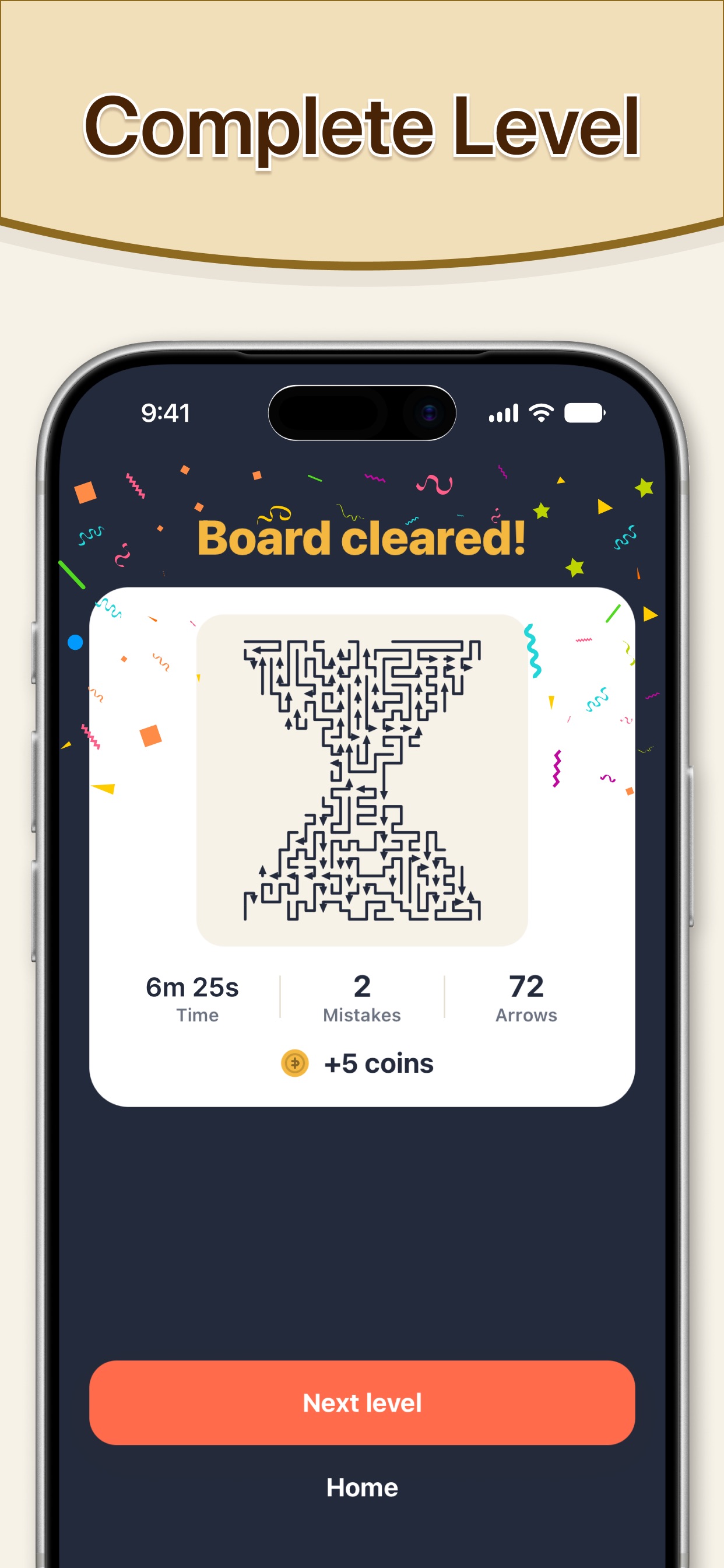 Screenshot 5 of Arrow Puzzle Game: Tap & Solve