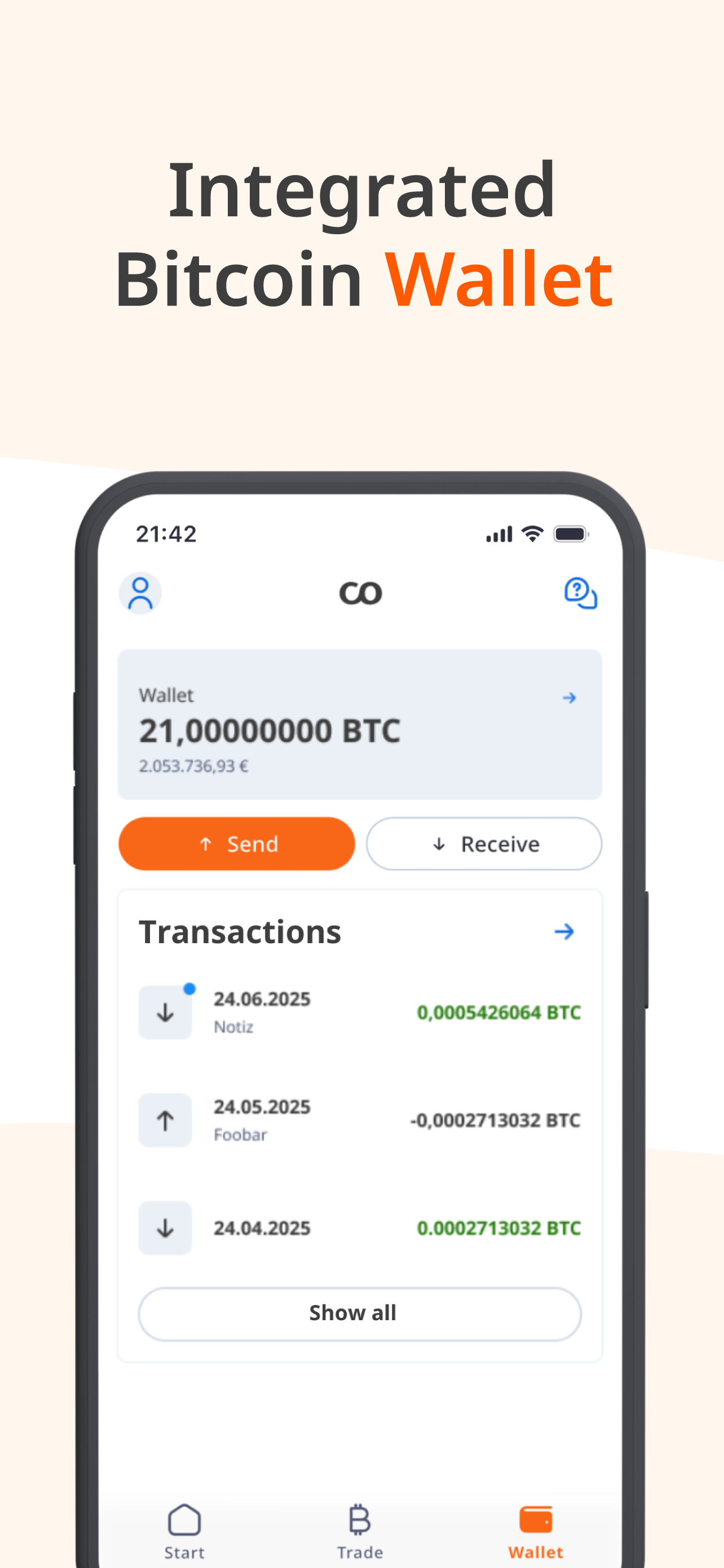 Coinfinity - Buy Bitcoin