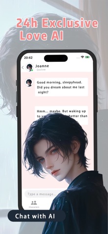 Chat AI - Your AI Boyfriend iPhone screenshot