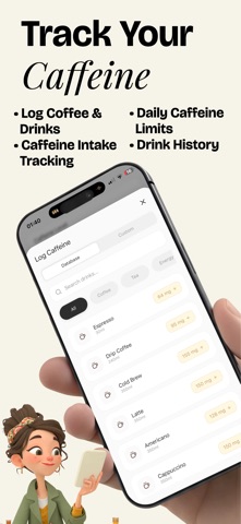 CaffeineTrack - Coffee Journal screenshot