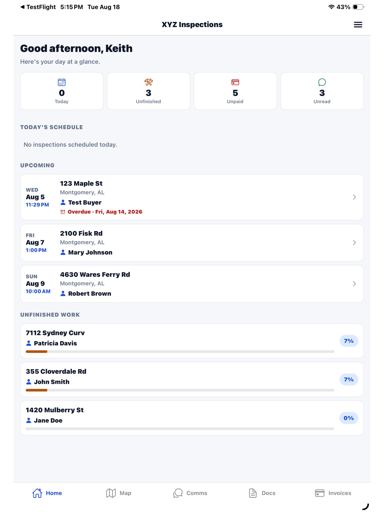 Screenshot 11 of Home Inspection Flow