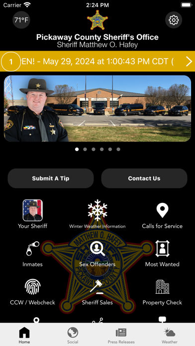 Pickaway County Sheriff Screenshot