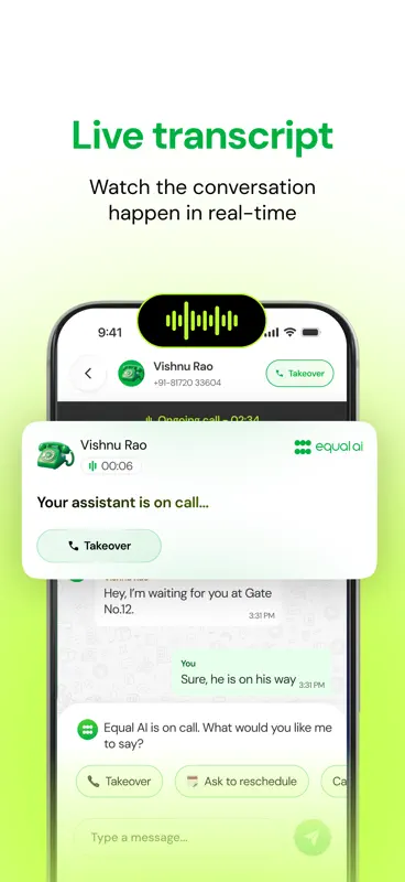 Equal AI - Call Assistant screenshot 3 of 8