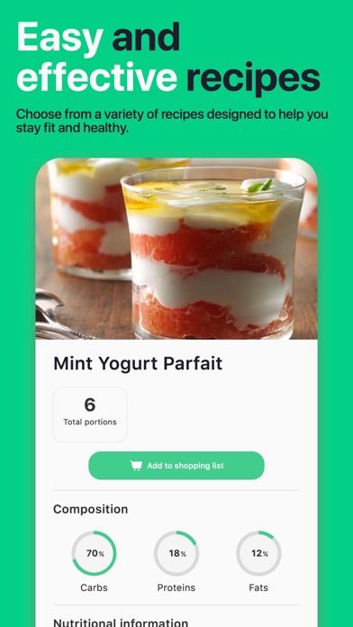 Dash Diet Plan & Food Track Screenshot