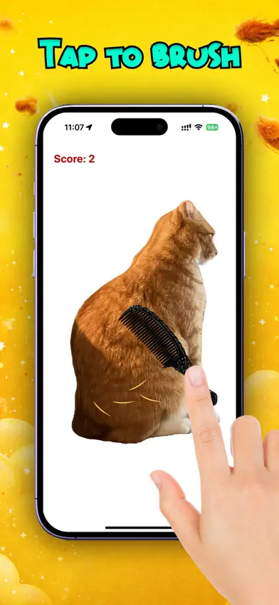 Brush Orange Cat Challenge screenshot 1