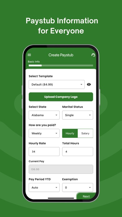 Paystub Now Screenshot