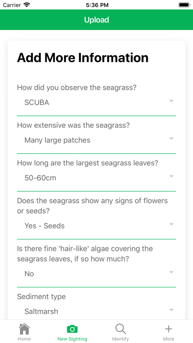 SeagrassSpotter Screenshot