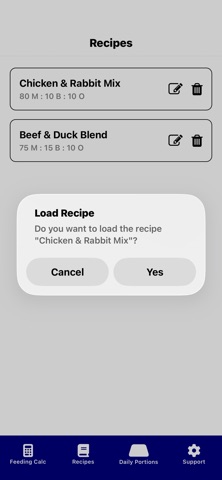 Raw Feeding Calc for Cats screenshot