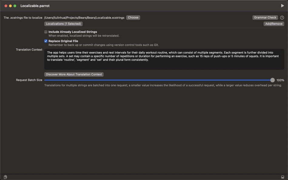 #1. Parrot Speaks (macOS) Podle: 林淮 刘