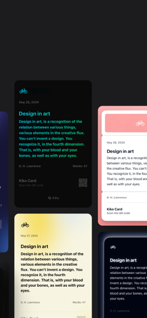 ‎Kiko Card:Text Post & Carousel Screenshot