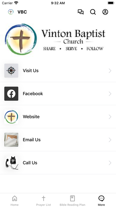 Vinton Baptist Church VA Screenshot