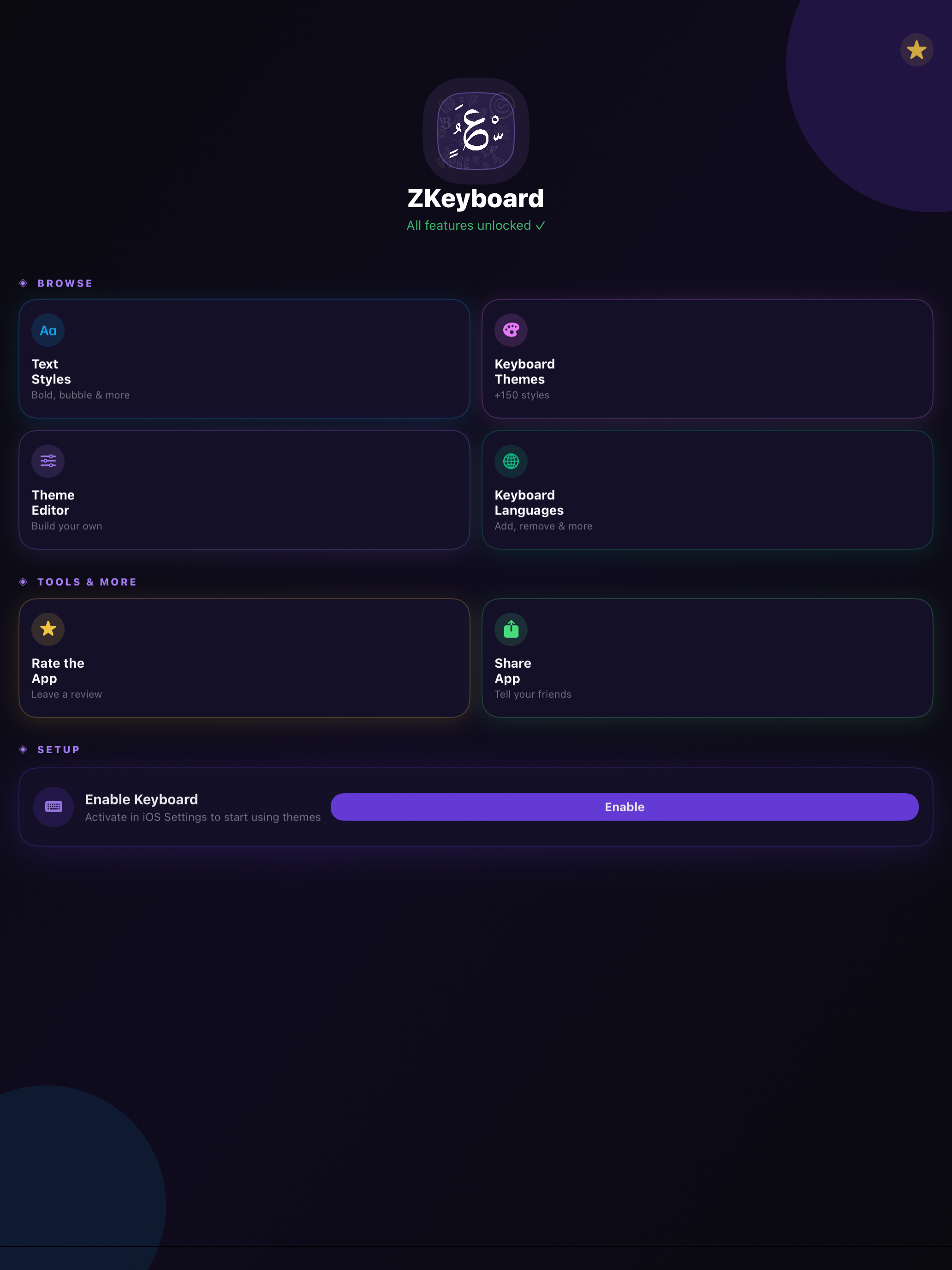zKeyboard: Fancy Themes screenshot 4