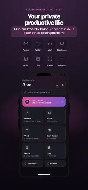 Nestwell: Private & Productive screenshot 1