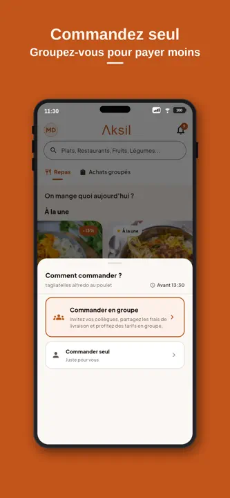 Aksil: Repas et Achats groupés screenshot 2