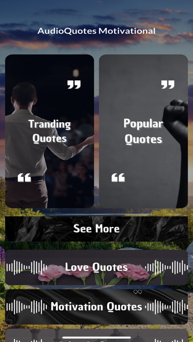 AudioQuotes Motivational Screenshot