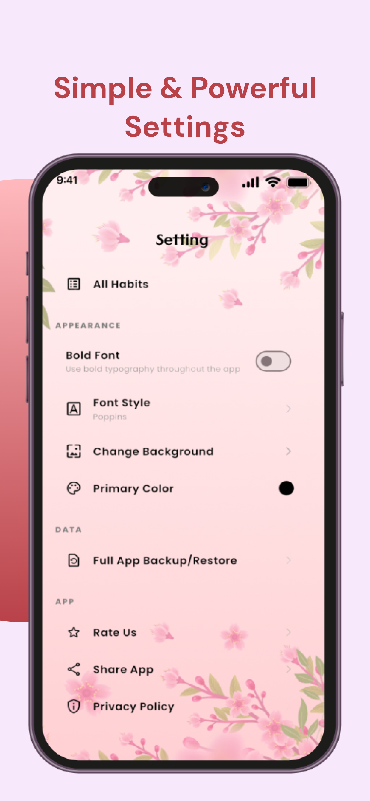 Simple Habit Tracker app screenshot 6
