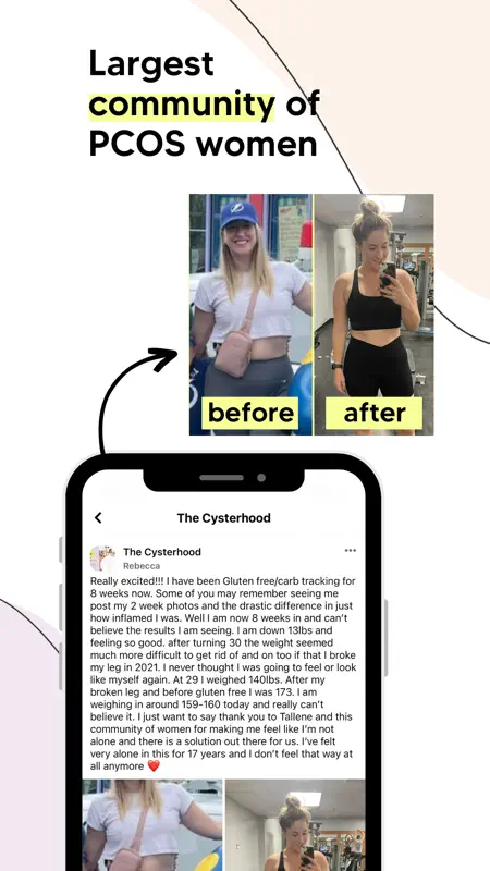 Cysterhood: PCOS Weight Loss screenshot 4 of 6
