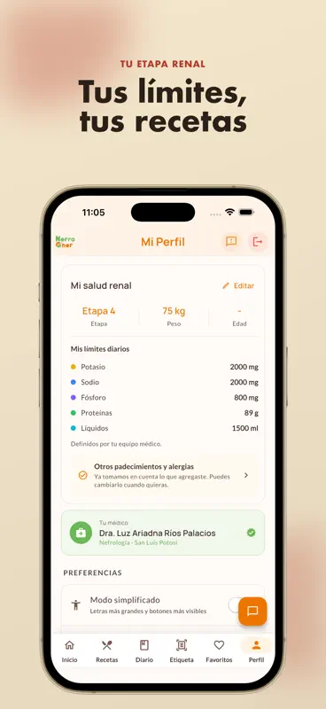 NefroChef: Dieta y Recetas screenshot 5 of 5