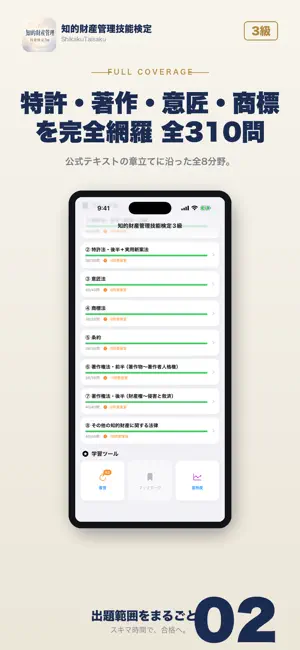 知的財産管理技能検定3級 試験対策 問題集 screenshot 2