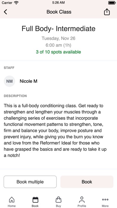 The Pilates Haus Screenshot
